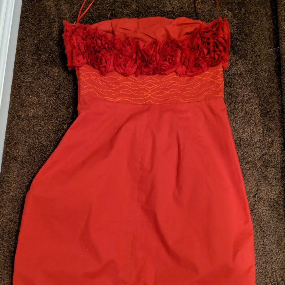 Catherine Malandrino Red Cocktail Dress